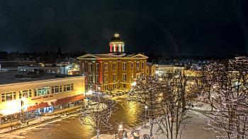 Weather camera view of City of Woodstock.