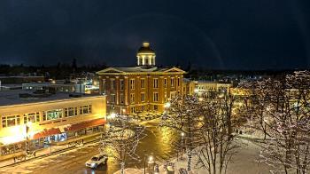 Weather camera view of City of Woodstock.