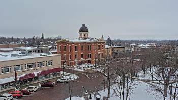 Weather camera view of City of Woodstock.