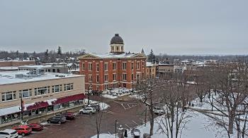 Weather camera view of City of Woodstock.