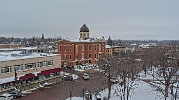 Weather camera view of City of Woodstock.