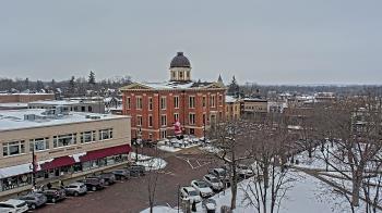 Weather camera view of City of Woodstock.