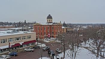 Weather camera view of City of Woodstock.