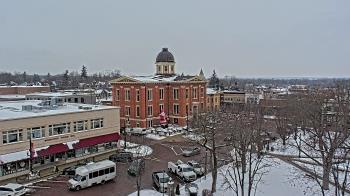 Weather camera view of City of Woodstock.