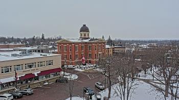 Weather camera view of City of Woodstock.