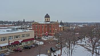 Weather camera view of City of Woodstock.