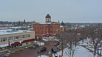 Weather camera view of City of Woodstock.