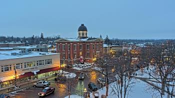 Weather camera view of City of Woodstock.