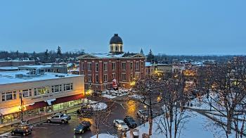 Weather camera view of City of Woodstock.