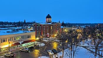 Weather camera view of City of Woodstock.