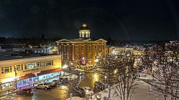 Weather camera view of City of Woodstock.