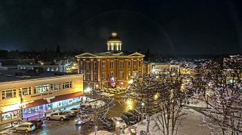 Weather camera view of City of Woodstock.