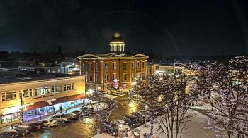 Weather camera view of City of Woodstock.