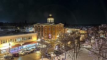 Weather camera view of City of Woodstock.