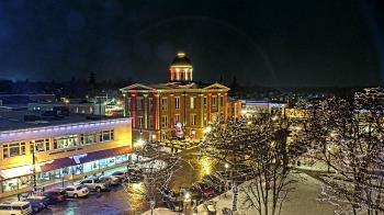 Weather camera view of City of Woodstock.