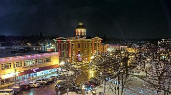 Weather camera view of City of Woodstock.