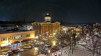Weather camera view of City of Woodstock.