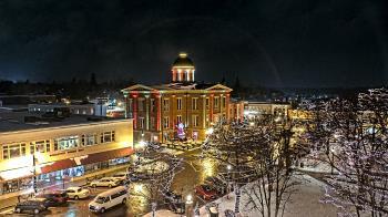 Weather camera view of City of Woodstock.