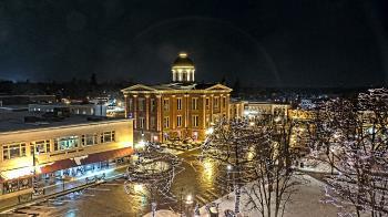 Weather camera view of City of Woodstock.