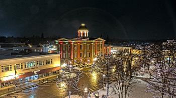 Weather camera view of City of Woodstock.