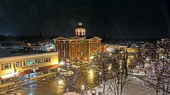 Weather camera view of City of Woodstock.