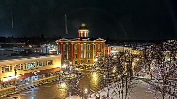 Weather camera view of City of Woodstock.