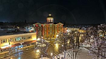 Weather camera view of City of Woodstock.