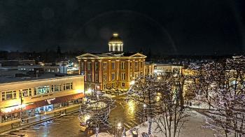 Weather camera view of City of Woodstock.