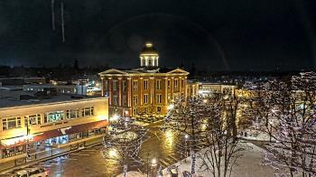 Weather camera view of City of Woodstock.