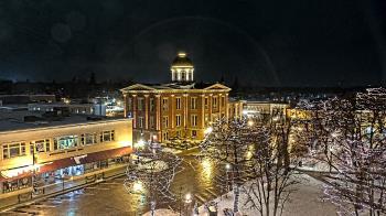 Weather camera view of City of Woodstock.