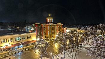 Weather camera view of City of Woodstock.