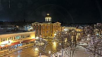 Weather camera view of City of Woodstock.