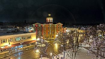 Weather camera view of City of Woodstock.