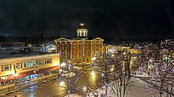 Weather camera view of City of Woodstock.