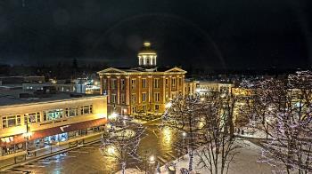 Weather camera view of City of Woodstock.