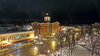 Weather camera view of City of Woodstock.