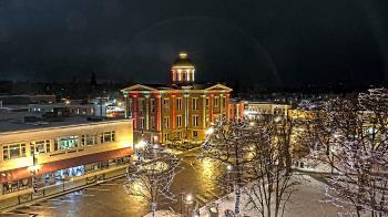 Weather camera view of City of Woodstock.