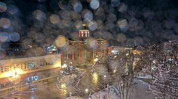 Weather camera view of City of Woodstock.