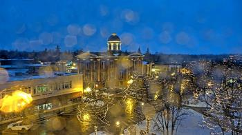 Weather camera view of City of Woodstock.