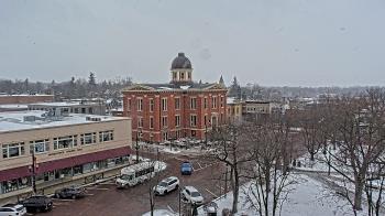 Weather camera view of City of Woodstock.