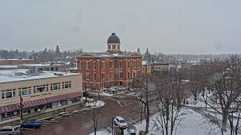 Weather camera view of City of Woodstock.