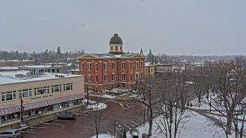 Weather camera view of City of Woodstock.
