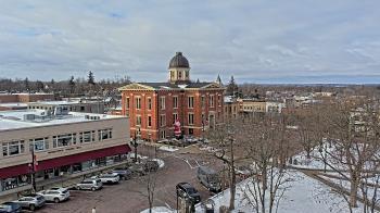 Weather camera view of City of Woodstock.