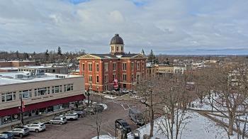 Weather camera view of City of Woodstock.
