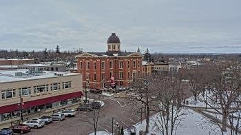 Weather camera view of City of Woodstock.