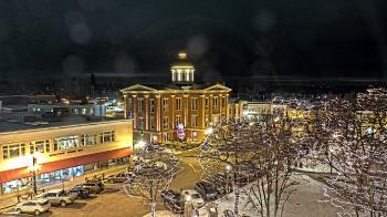 Weather camera view of City of Woodstock.