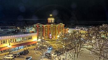 Weather camera view of City of Woodstock.