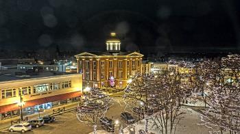 Weather camera view of City of Woodstock.