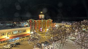 Weather camera view of City of Woodstock.