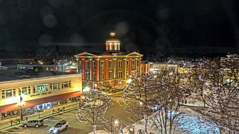 Weather camera view of City of Woodstock.